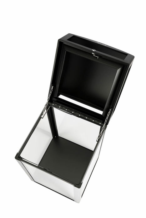 Alpine Industries ALP471-40-CLR: 40-Gallon, DHS-Complaint, Waste Receptacle with Transparent Panel’s ALP471-40-CLR