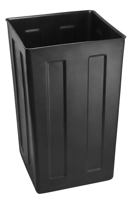 Alpine Industries Alpine Industries Rugged 40-Gallon All-Weather Trash Containers with Steel Panels and Ash Tray ALP472-40-SIL