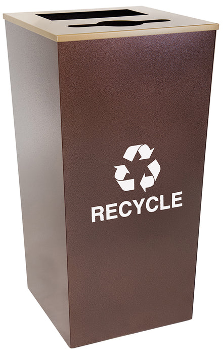 Ex-Cell Metro Collection XL Two 17-gallon Trash & Recycling Receptacle