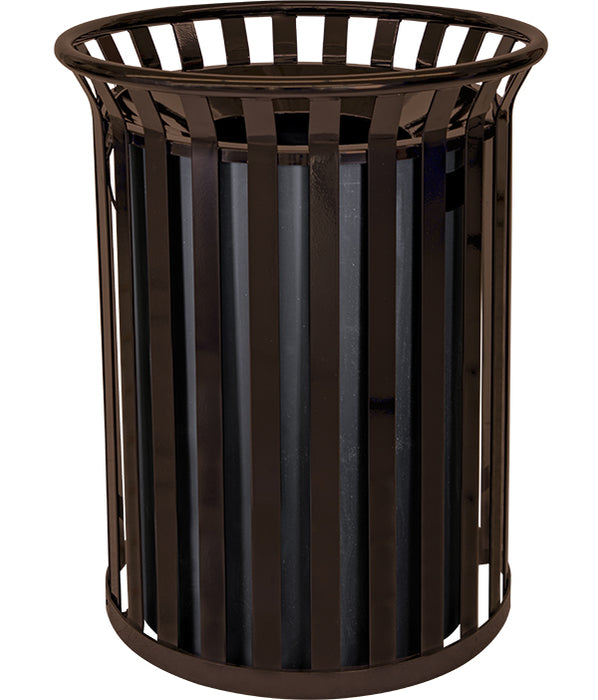 Ex-Cell Streetscape Collection 37-gallon Heavy-duty Outdoor Trash Receptacle