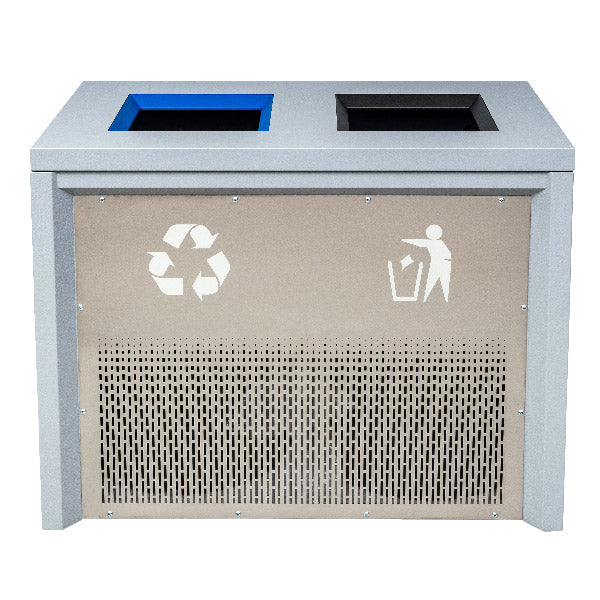 Ex-Cell Coliseum 86-gallon Two-Stream Indoor Receptacle