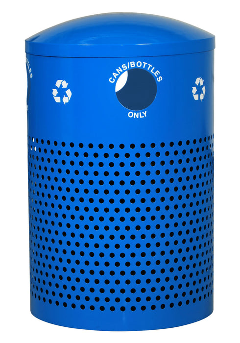 Ex-Cell Landscape Series 40-gallon Outdoor Recycling Receptacle