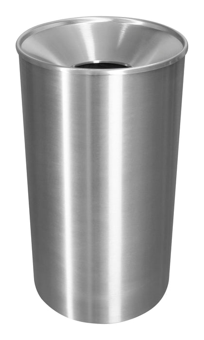 Ex-Cell Premier Series 33-gallon Heavy-duty Indoor Stainless Steel Trash Receptacle